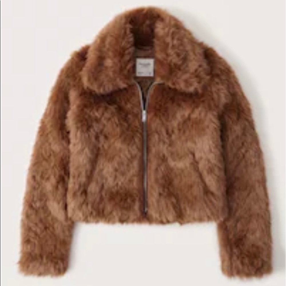 A&F Faux Fur Jacket